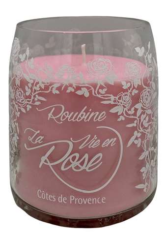 Bougie Château Roubine La vie en Rose