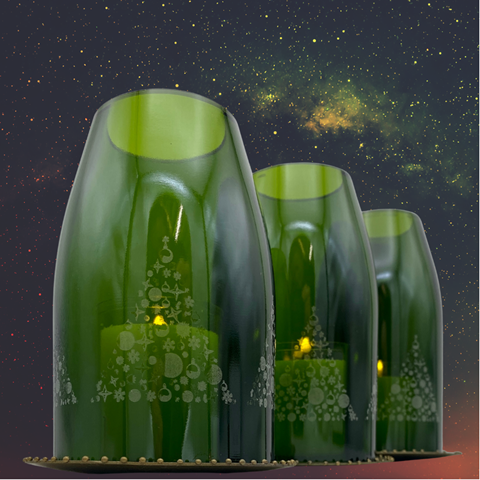 Cloche TRIO Groen Noël